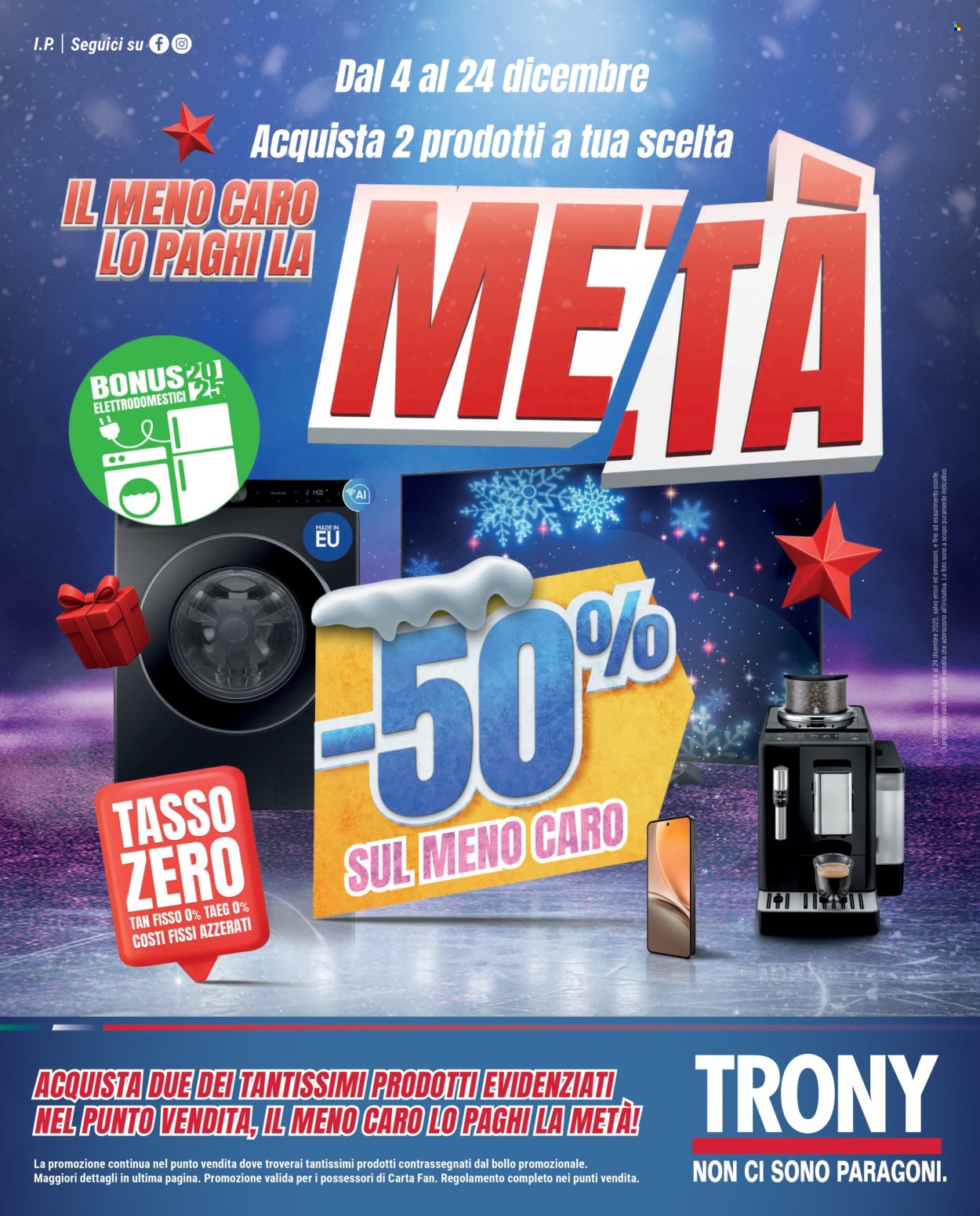Volantino Trony - 4/12/2025 - 24/12/2025. Pagina 1