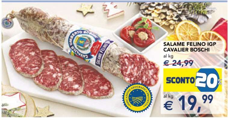 Salame Felino IGP Cavalier Boschi