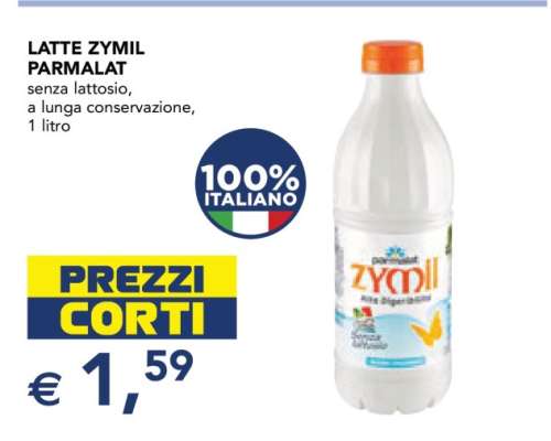 Latte Zymil Parmalat