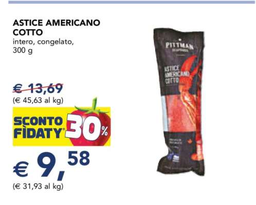 Astice Americano Cotto