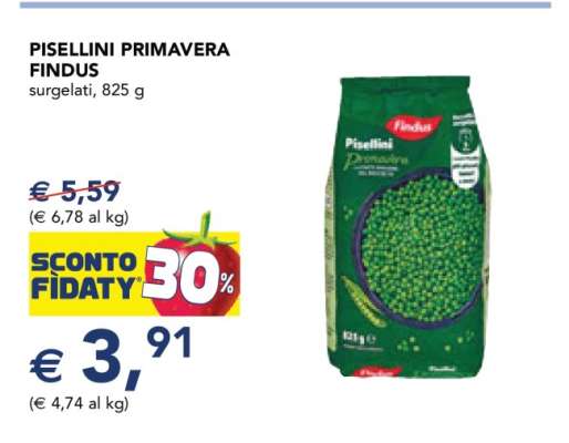 Pisellini Primavera Findus