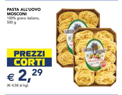 Pasta all'Uovo Mosconi