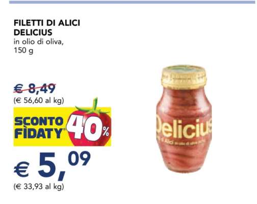 Filetti di Alici Delicius