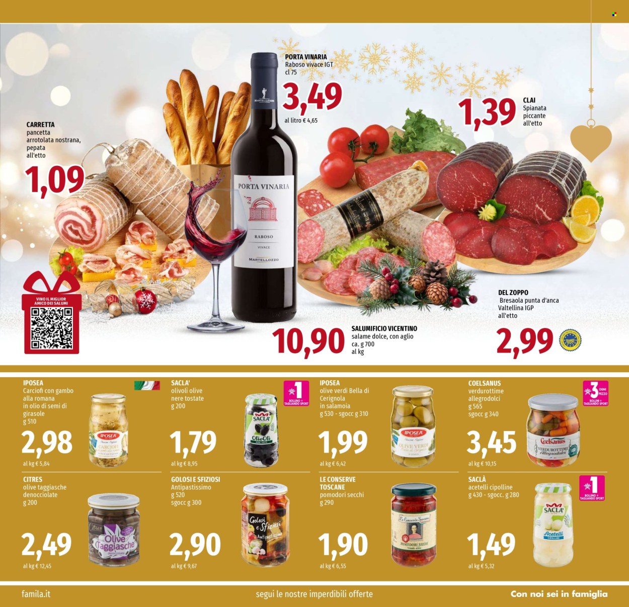 Volantino Famila - 11/12/2025 - 24/12/2025. Pagina 7