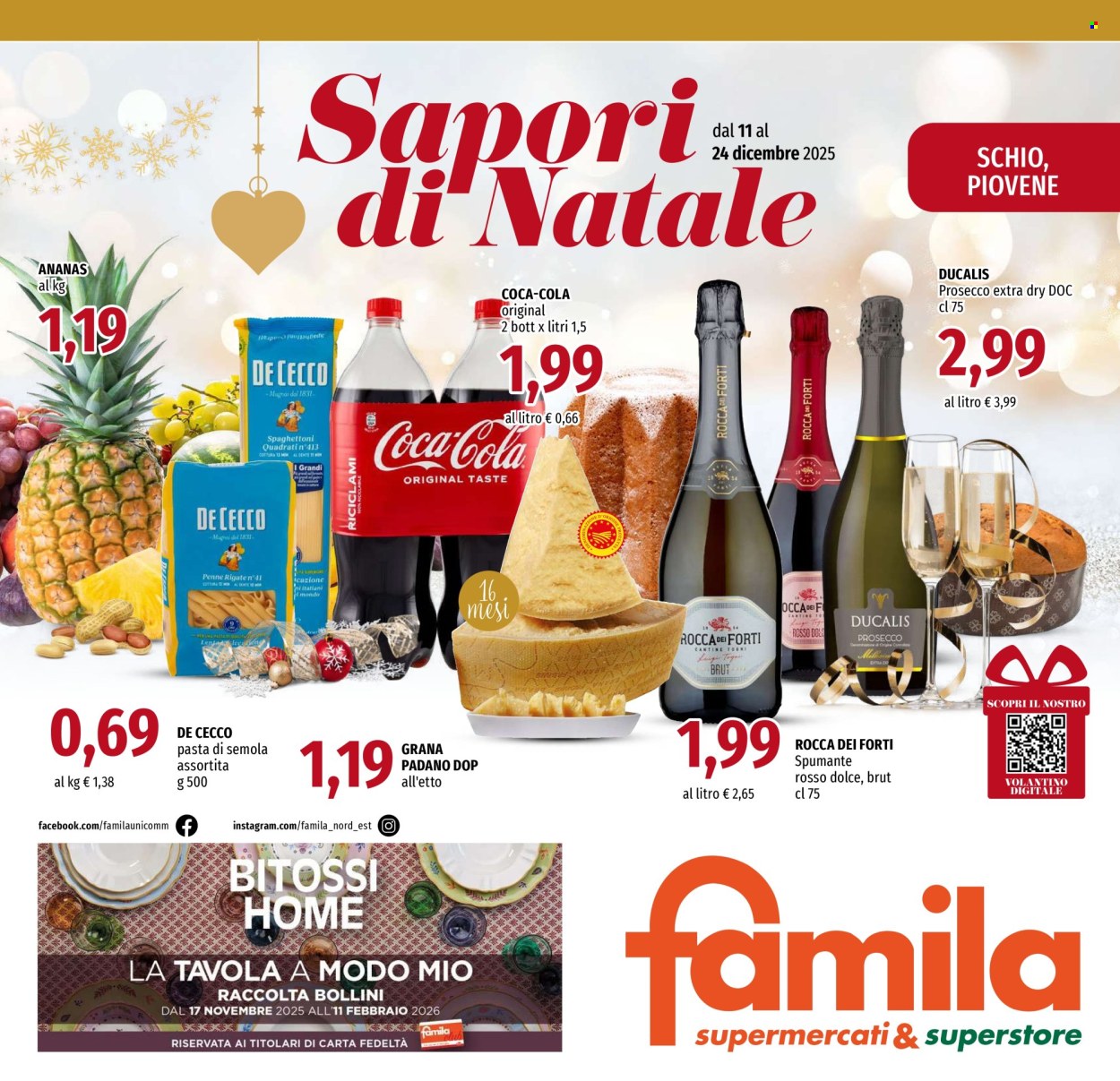 Volantino Famila - 11/12/2025 - 24/12/2025. Pagina 1