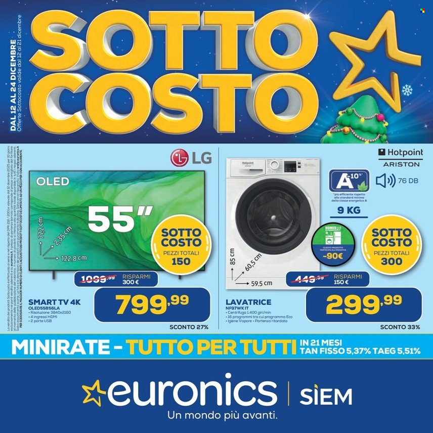 Volantino Euronics - 12/12/2025 - 24/12/2025. Pagina 1