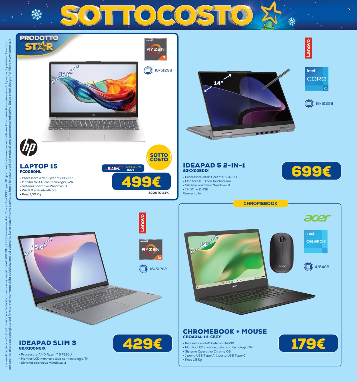 Volantino Euronics - 12/12/2025 - 24/12/2025. Pagina 19