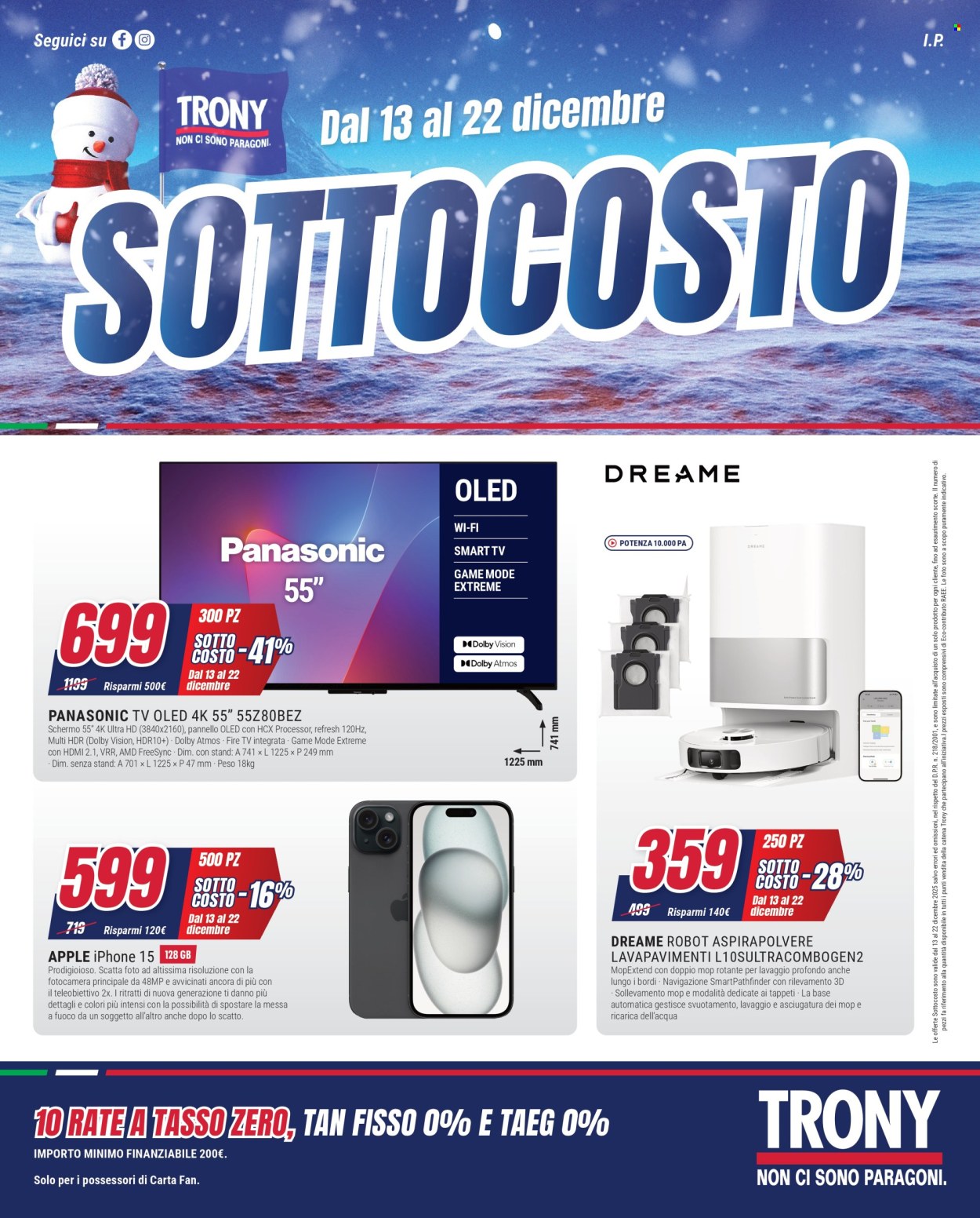 Volantino Trony - 13/12/2025 - 22/12/2025. Pagina 1