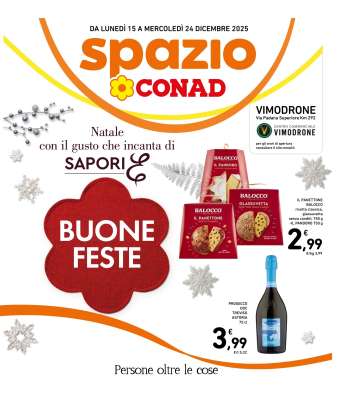 Volantino Spazio Conad - 15/12/2025 - 24/12/2025.