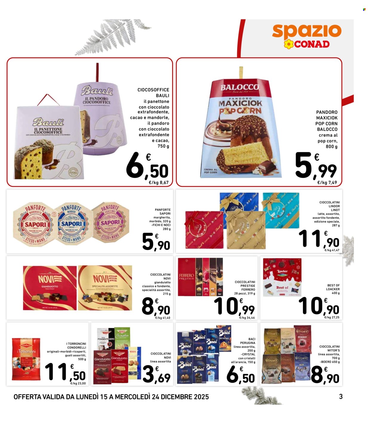 Volantino Spazio Conad - 15/12/2025 - 24/12/2025. Pagina 3