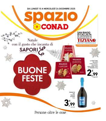 Volantino Spazio Conad - 15/12/2025 - 24/12/2025.