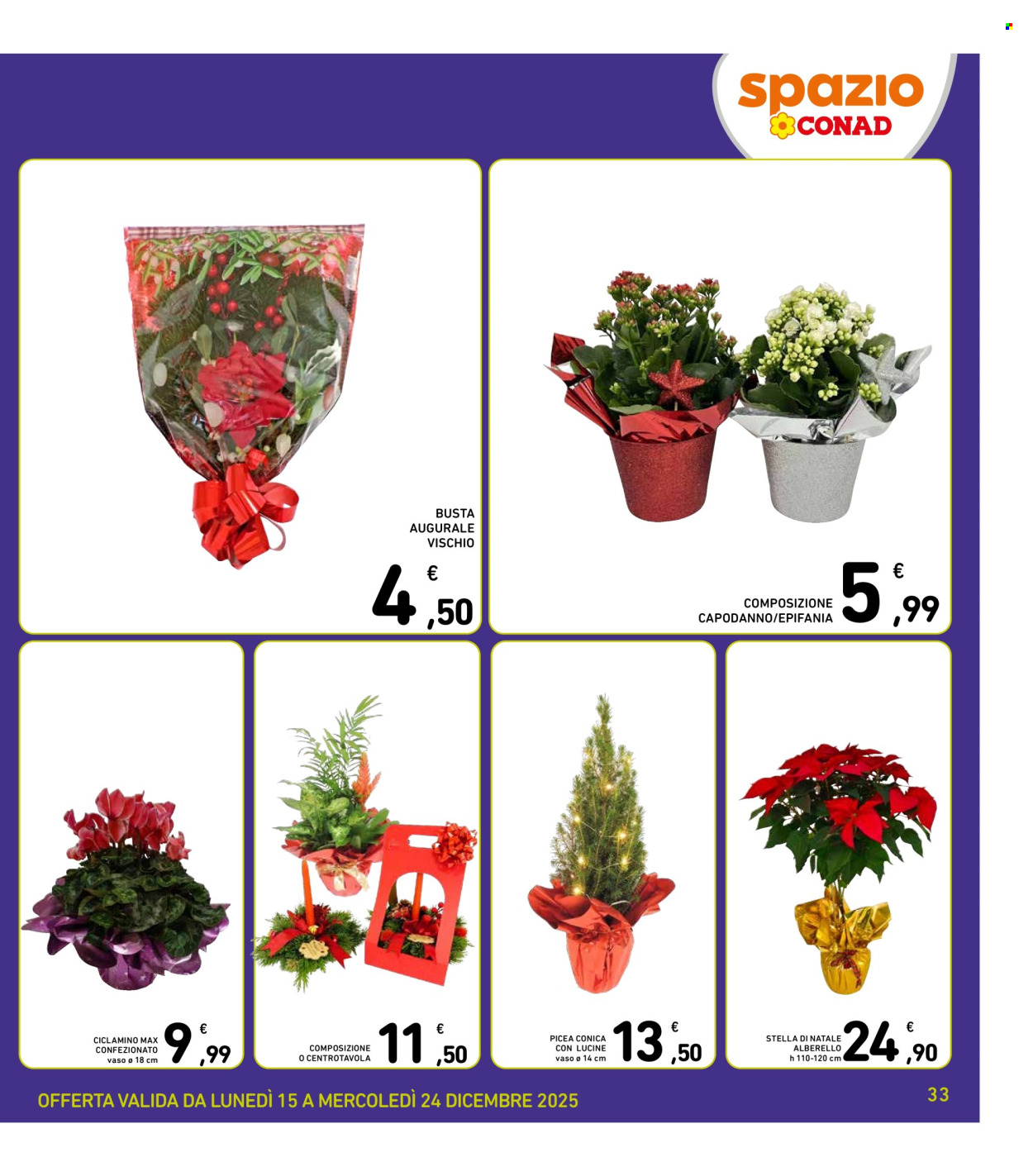 Volantino Spazio Conad - 15/12/2025 - 24/12/2025. Pagina 33