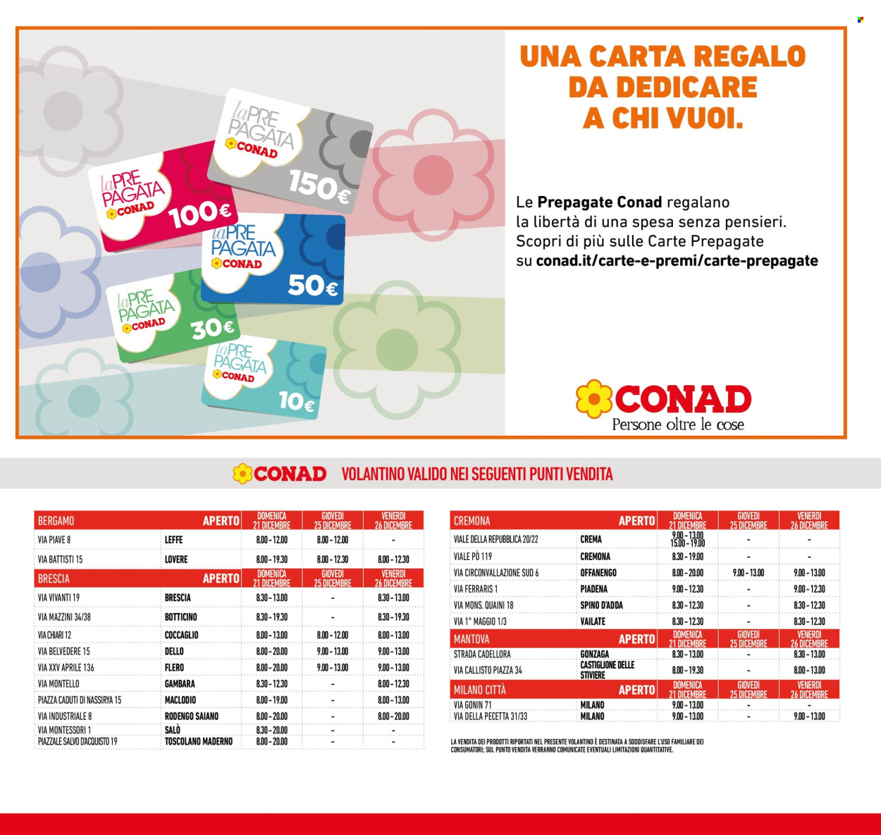Volantino Conad - 15/12/2025 - 26/12/2025. Pagina 44