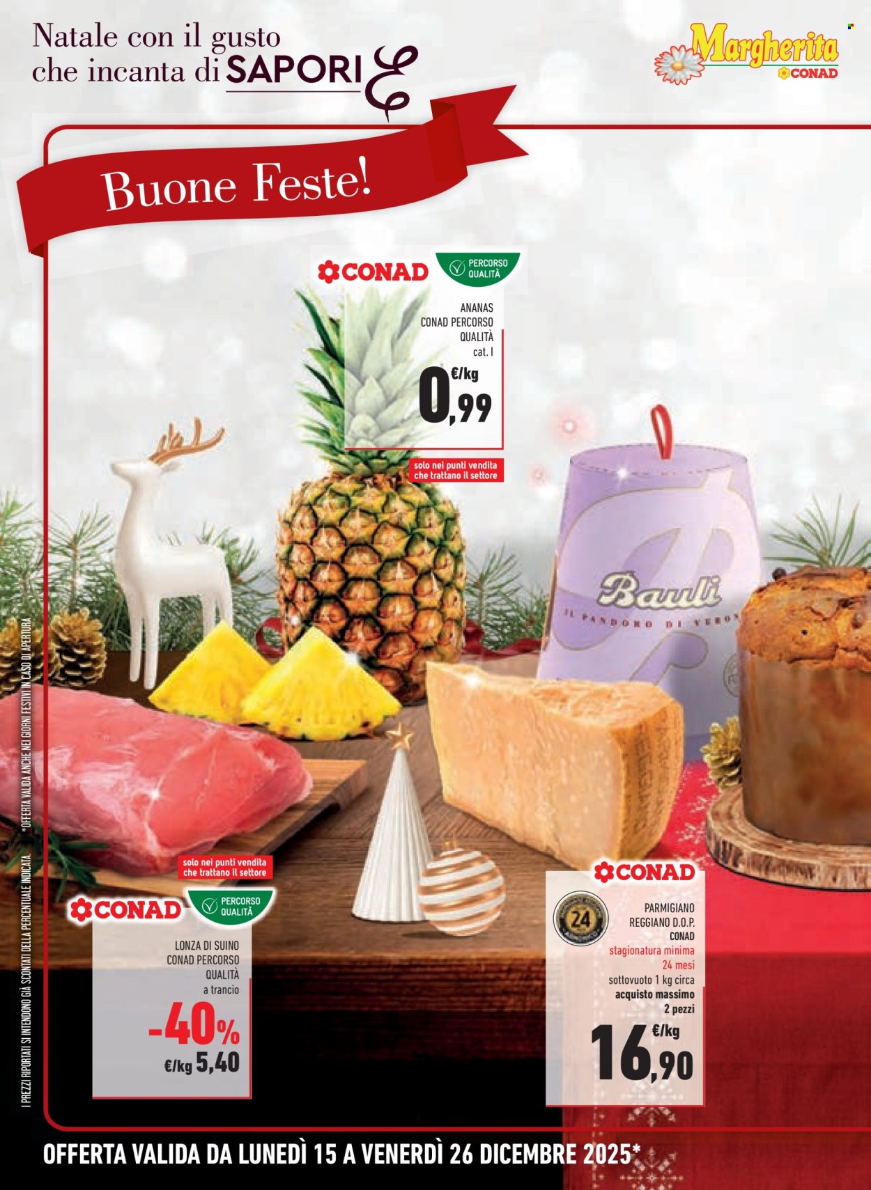 Volantino Margherita Conad - 15/12/2025 - 26/12/2025. Pagina 2