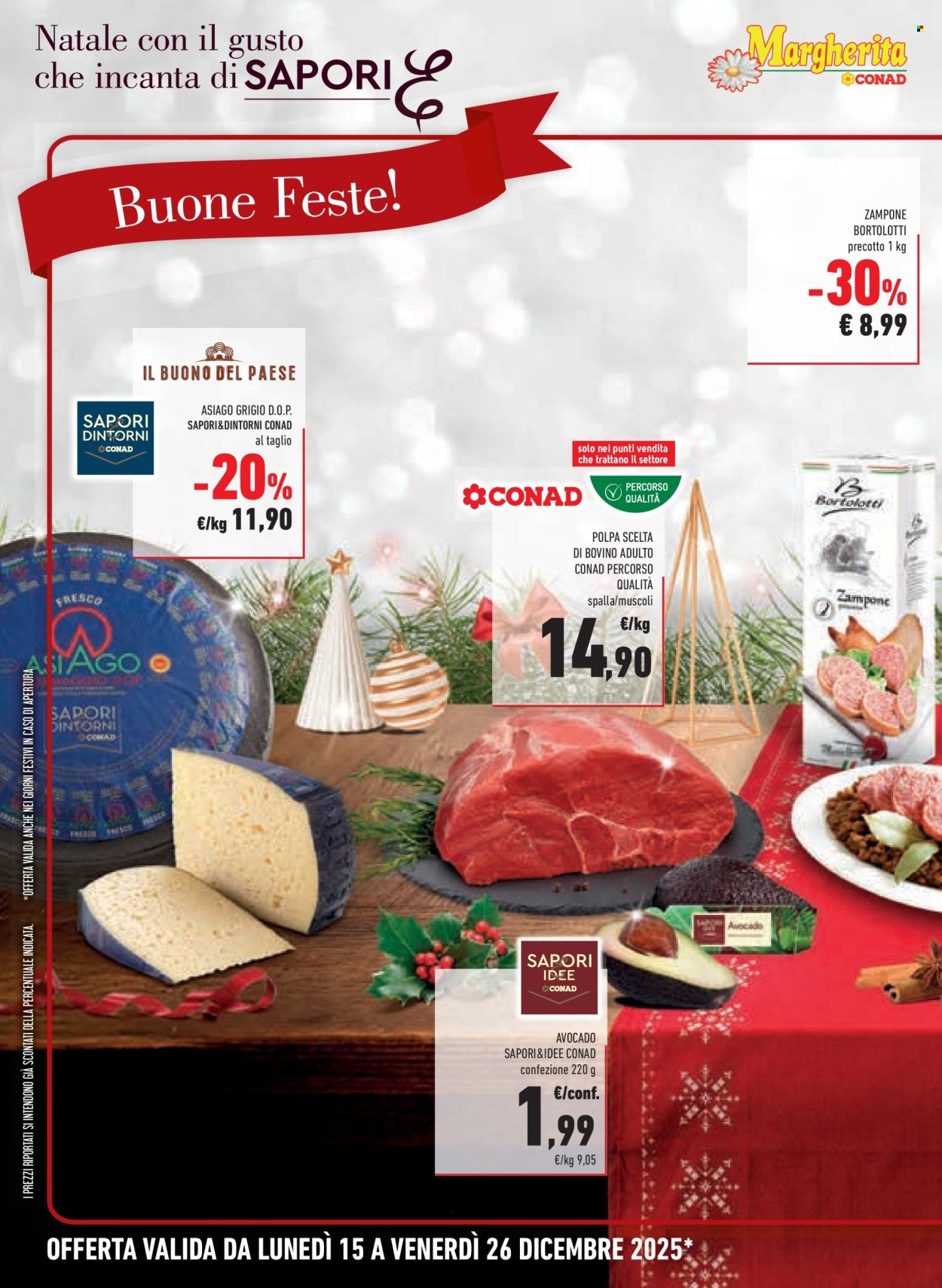 Volantino Margherita Conad - 15/12/2025 - 26/12/2025. Pagina 4