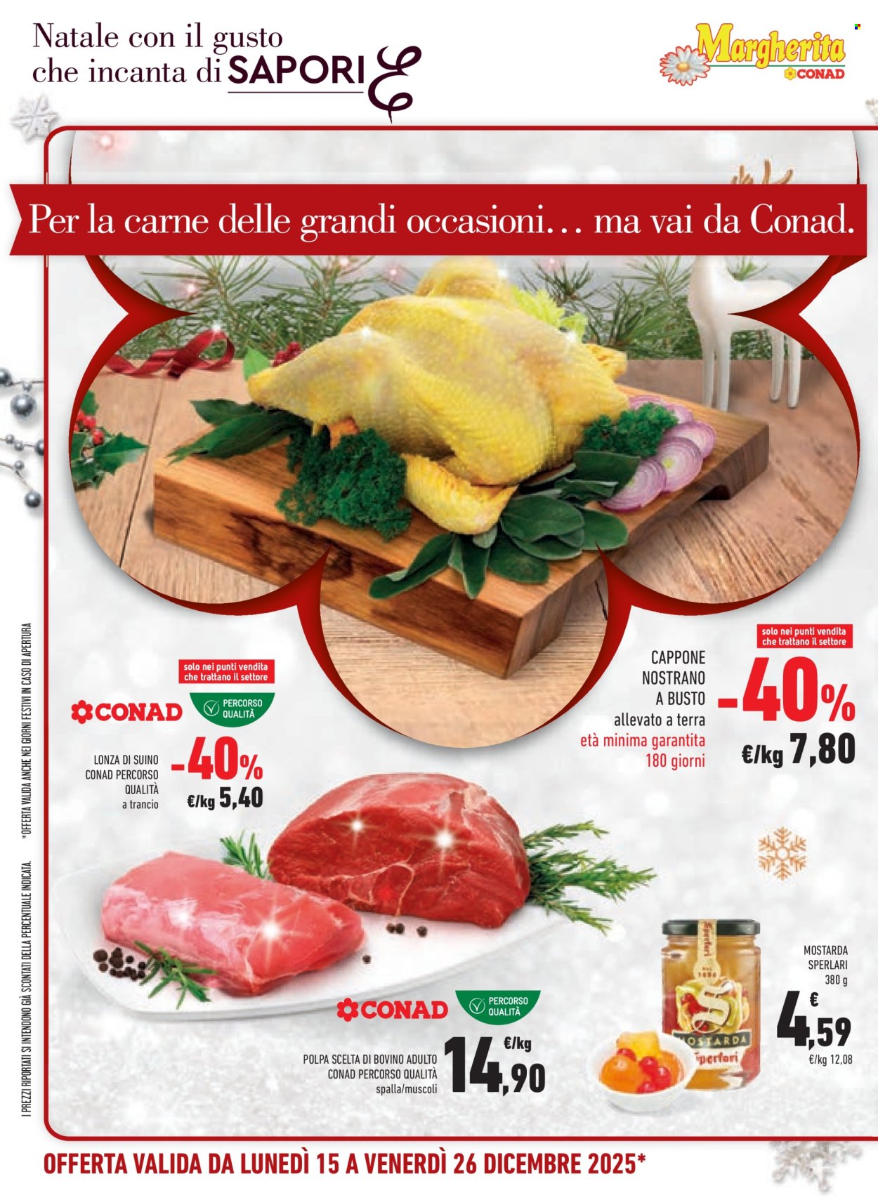 Volantino Margherita Conad - 15/12/2025 - 26/12/2025. Pagina 16