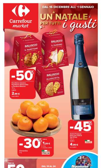 Volantino Carrefour - 16/12/2025 - 1/1/2026.