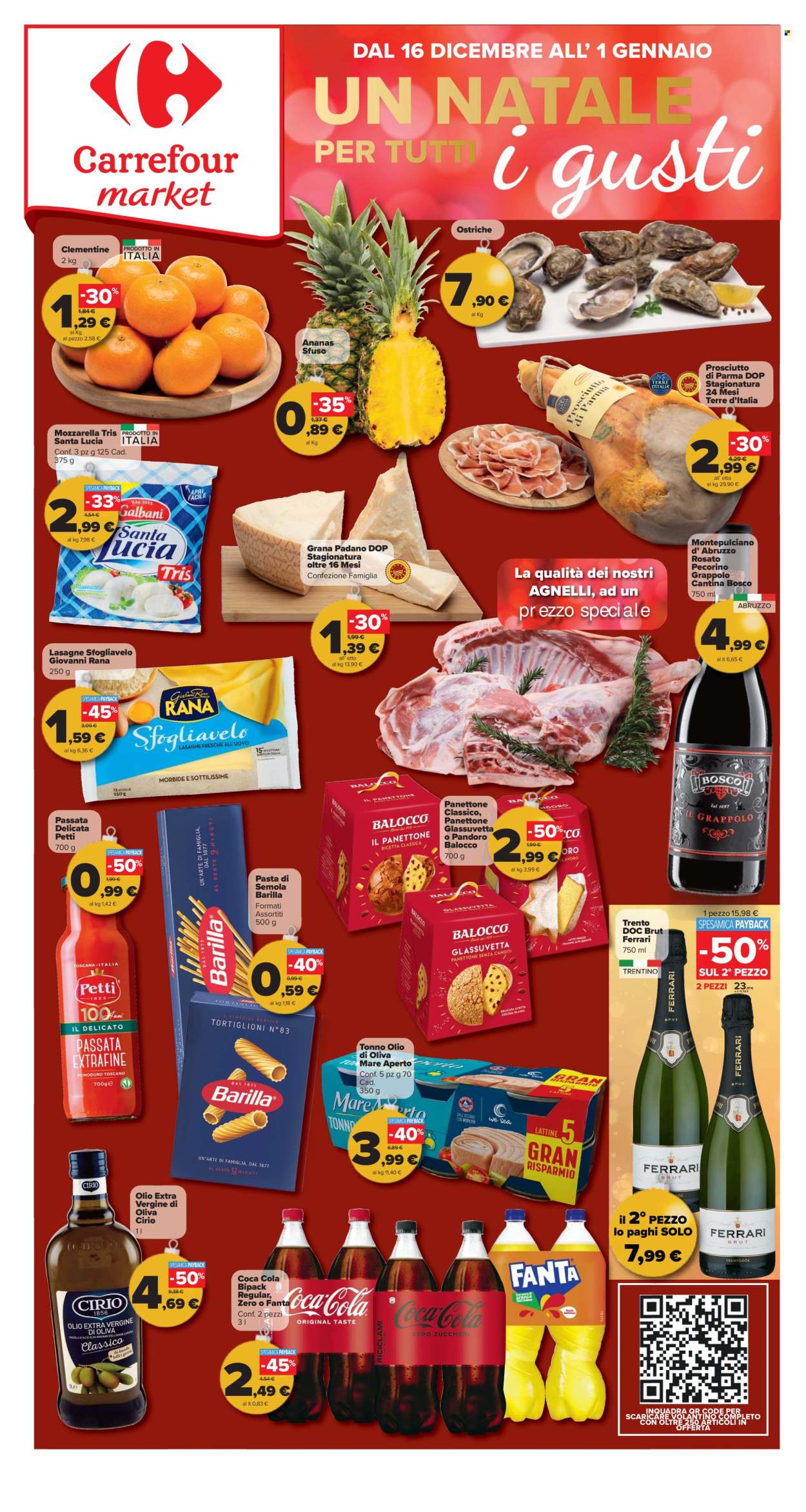 Volantino Carrefour - 16/12/2025 - 1/1/2026. Pagina 1
