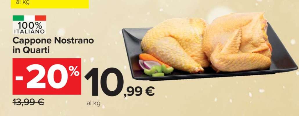 Cappone Nostrano in Quarti