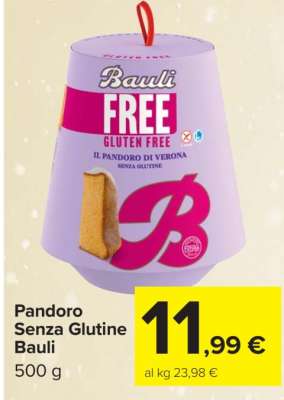Pandoro Senza Glutine Bauli