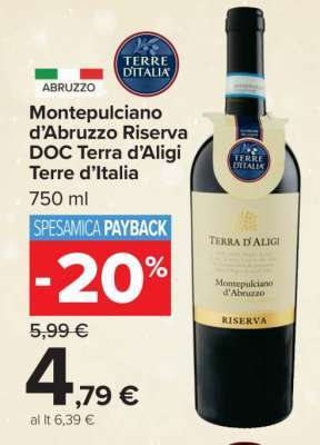 Montepulciano d'Abruzzo Riserva DOC Terra d'Aligi Terre d’Italia