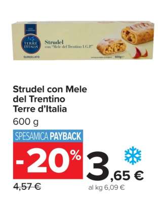 Strudel con Mele del Trentino Terre d’Italia