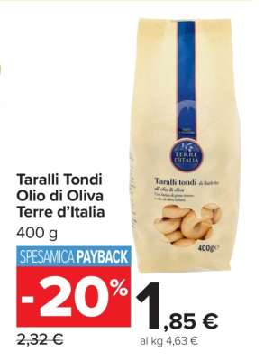 Taralli Tondi Olio di Oliva Terre d’Italia