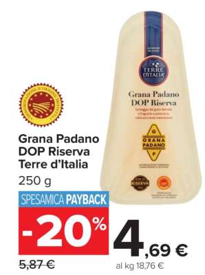 Grana Padano DOP Riserva Terre d'Italia