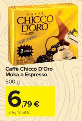 Caffè Chicco D’Oro Moka o Espresso