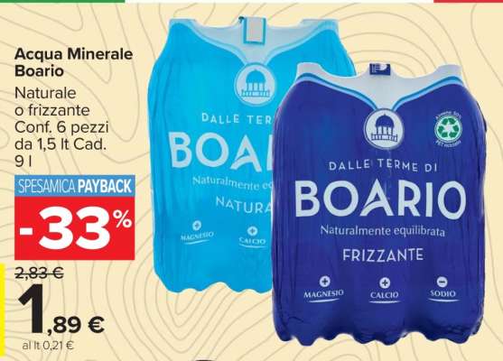 ACQUA MINERALE BOARIO