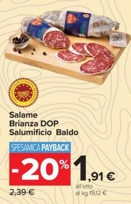 Salame Brianza DOP Salumificio Baldo