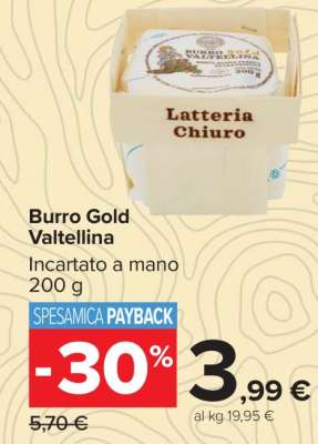 Burro Gold Valtellina