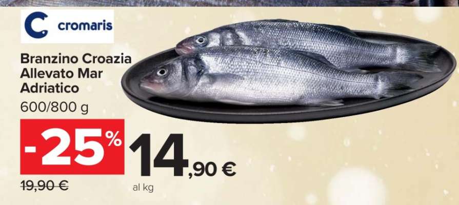 Branzino Croazia Allevato Mar Adriatico