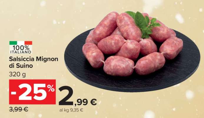 Salsiccia Mignon di Suino