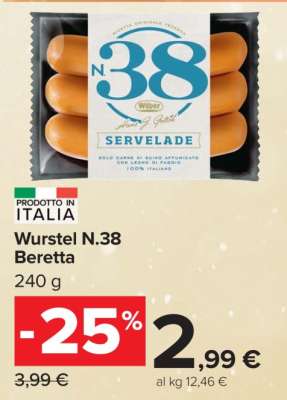 Wurstel N.38 Beretta
