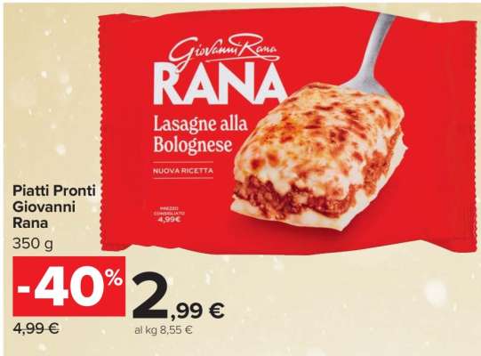 Piatti Pronti Giovanni Rana