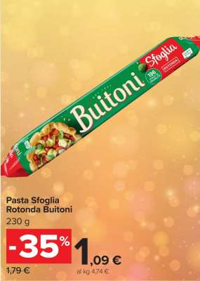 Pasta Sfoglia Rotonda Buitoni