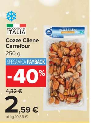 Cozze Cilene Carrefour