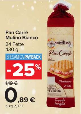 Pan Carrè Mulino Bianco