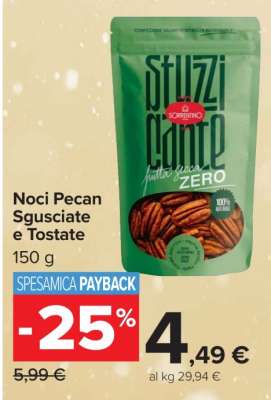 Noci Pecan Sgusciate e Tostate