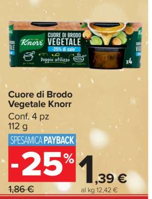 Cuore di Brodo Vegetale Knorr