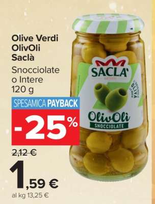 OLIVE VERDI OLIVOLÌ SACLÀ