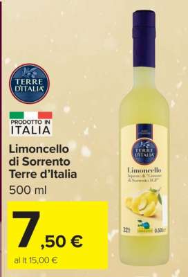 Limoncello di Sorrento Terre d’Italia