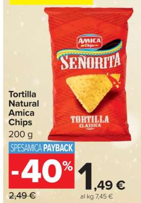 Tortilla Natural Amica Chips