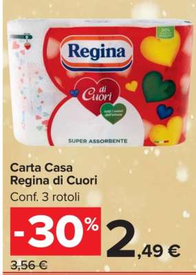 Carta Casa Regina di Cuori