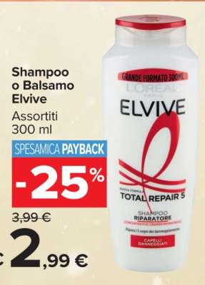 Shampoo o Balsamo Elvive