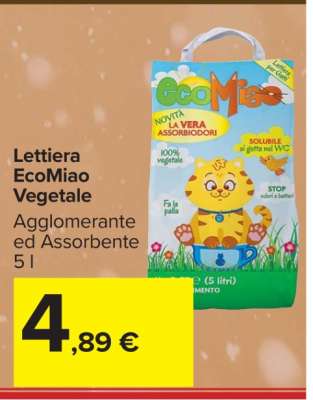 Lettiera EcoMiao Vegetale