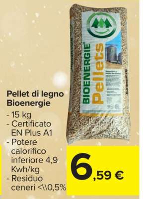 Pellet di legno Bioenergie