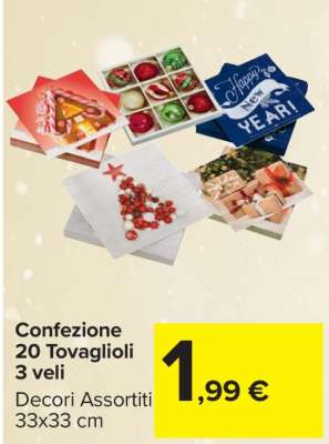 Confezione 20 Tovaglioli