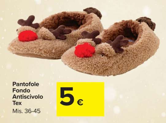 Pantofole Fondo Antiscivolo Tex